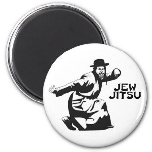 Imán Jew Jitsu Magnet   Judía Bar Mitzvah Regalos