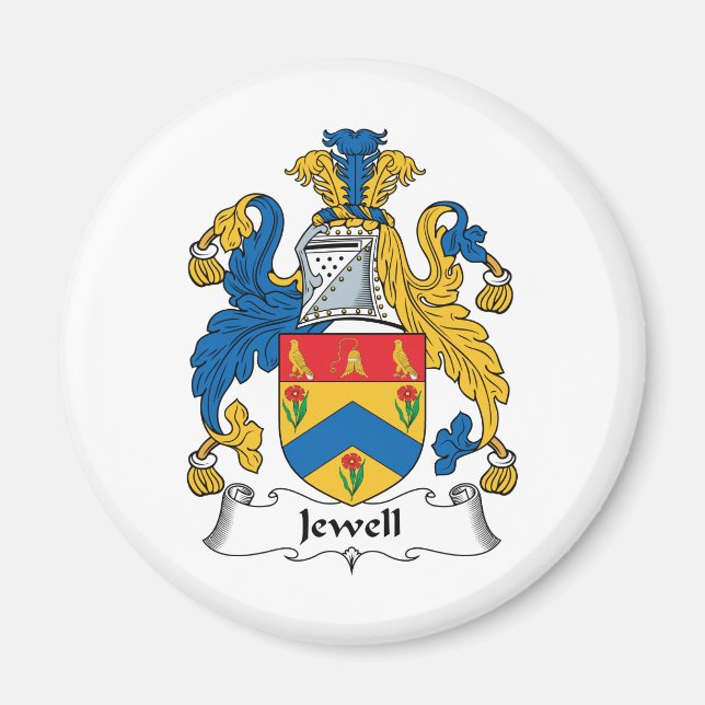 Imán Jewell Family Crest (Frente)