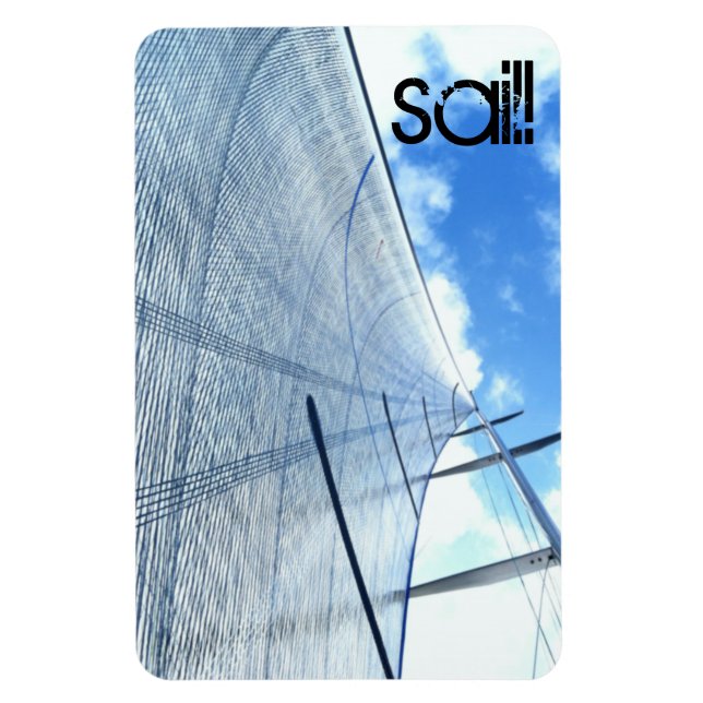 Imán Jib Sail y Mast Picture (Vertical)