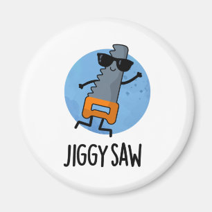 Imán Jiggy Saw Funny Dancing Tool Pun