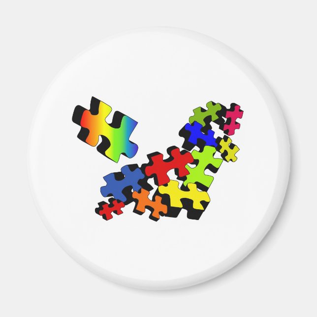 Imán Jigsaw Jumble (Frente)