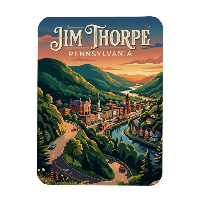 Imán Jim Thorpe EE. UU. (Vertical)