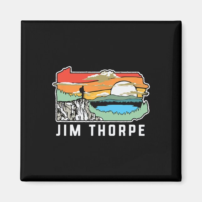 Imán Jim Thorpe Pennsylvania Nature Outdoor Hiking  (Frente)