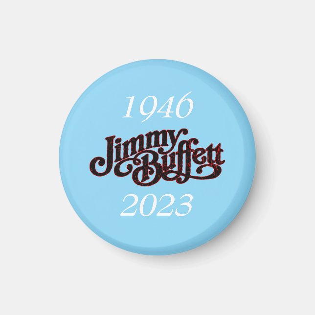 Imán jimmy buffett (Frente)
