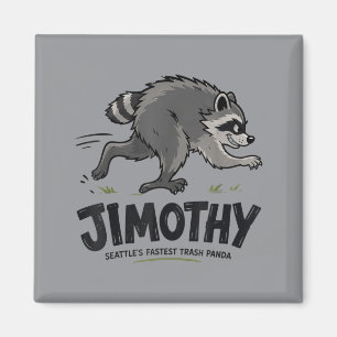 Imán Jimothy El Mapache Mapache De Seattle