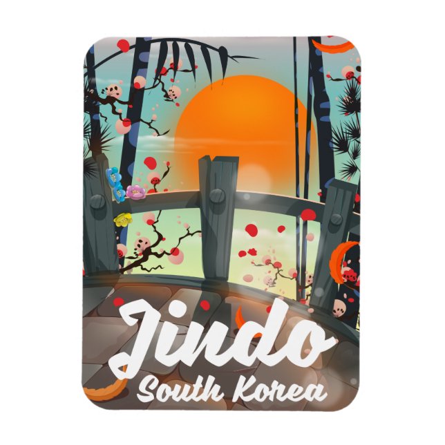 Imán Jindo Corea del Sur (Vertical)