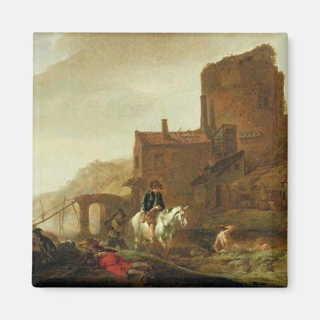 Imán Jinete y brezo (Frente)