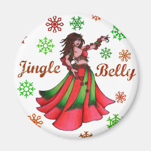 Imán Jingle Belly Dancer Original Art