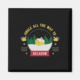 Imán Jingle Hasta Bélgica - Navidades Belgas