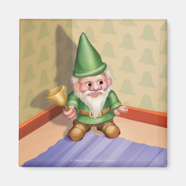 Imán Jingle Jingle Little Gnome Ding-a-Ling Magnet (Frente)