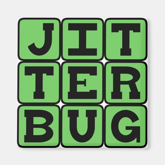 Imán Jitterbug, tipo de baile (Frente)