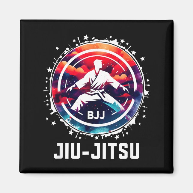 Imán Jiu Jitsu Brasileño (Frente)