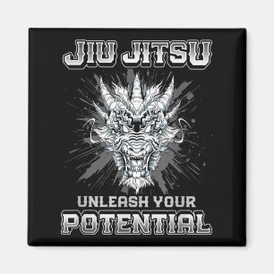 Imán Jiu Jitsu Brasileño MMA y Grappling BJJ Dragón