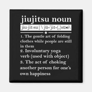 Imán Jiu jitsu Definición divertida BJJ o MMA Jiu Jitsu