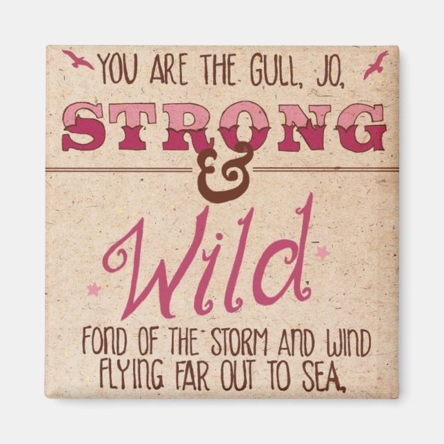 Imán Jo, pequeñas mujeres (Frente)