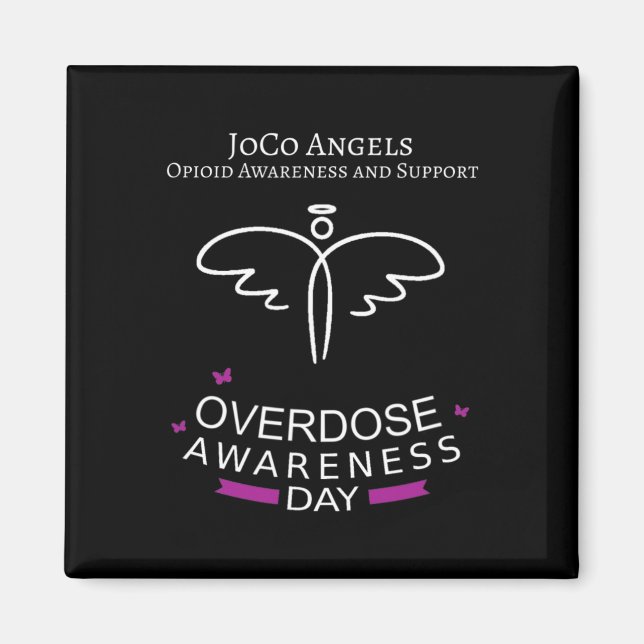 Imán Joco Angels Día de Concienciación sobre la Sobredo (Frente)