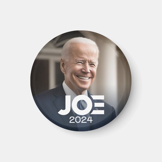 Imán Joe Biden 2024 para la foto del presidente (Frente)
