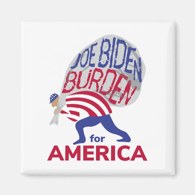 Imán Joe Biden Carga para América (Frente)