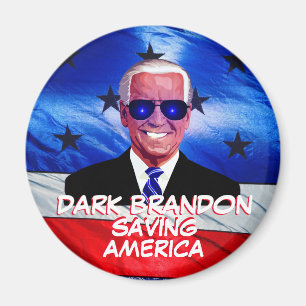 Imán Joe Biden como un Brandon oscuro