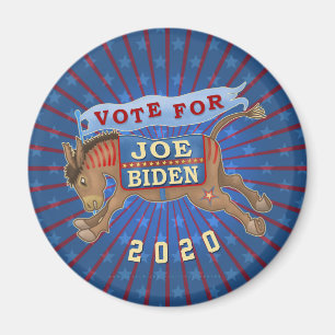 Imán Joe Biden para el presidente demócrata Donkey 2020