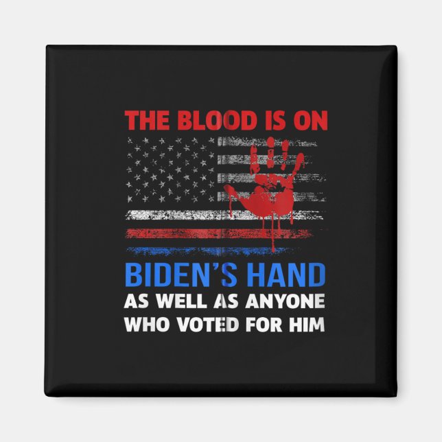 Imán Joe Biden Tiene Sangre En Sus Manos, Trae Anti Bid (Frente)