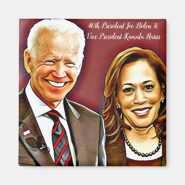 Imán Joe Biden y Kamala Harris_ 46° presidente_ (Frente)