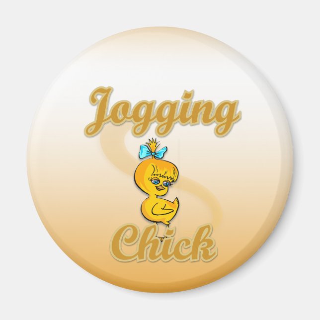 Imán Jogging Chick (Frente)