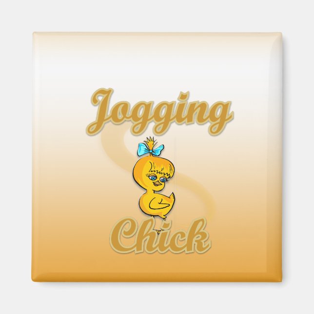 Imán Jogging Chick (Frente)