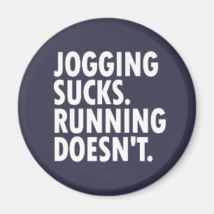 Imán Jogging Sucks. Correr no.