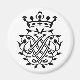 Imán Johann Sebastian Bach Seal Escudo Monograma Insign