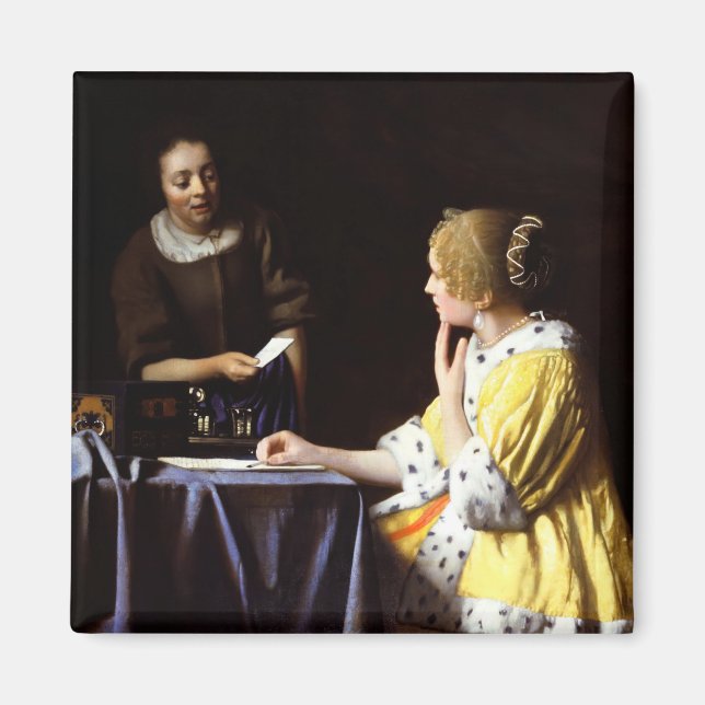 Imán Johannes Vermeer, amante y empleada doméstica (Frente)