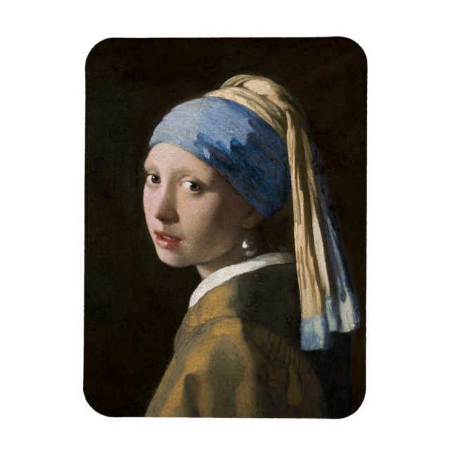 Imán Johannes Vermeer, Chica de Pearl Earring (Vertical)