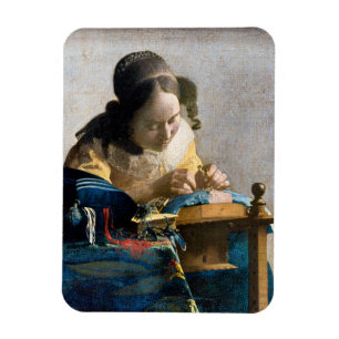 Imán Johannes Vermeer - El Lacemaker