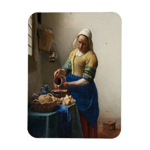 Imán Johannes Vermeer, La Milkmaid