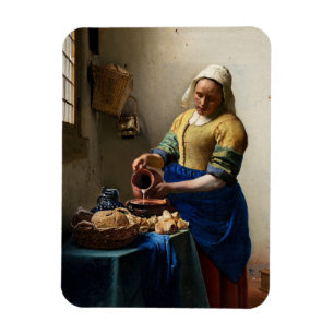 Imán Johannes Vermeer - La Milkmaid