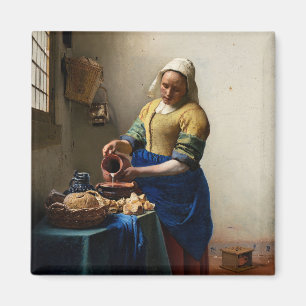 Imán Johannes Vermeer - La Milkmaid