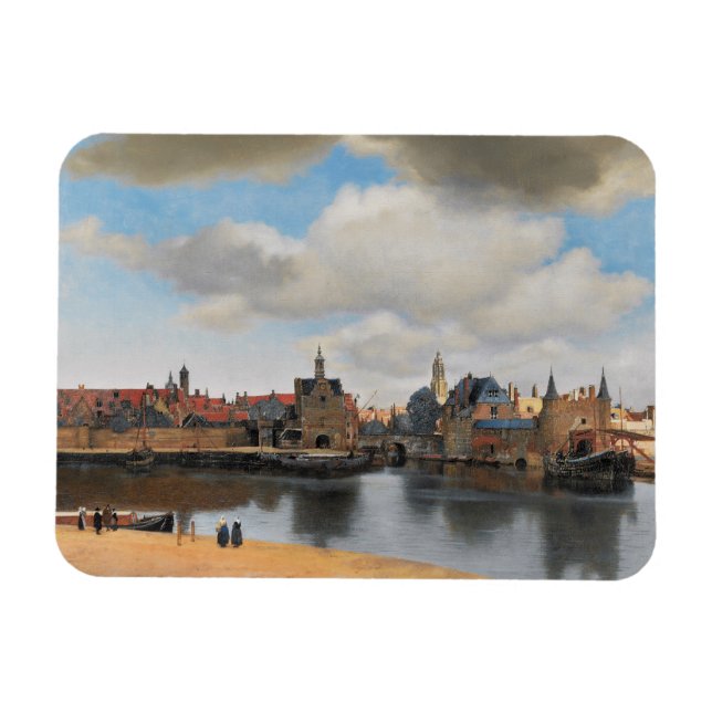 Imán Johannes Vermeer, van Deft, View of Delft (Horizontal)