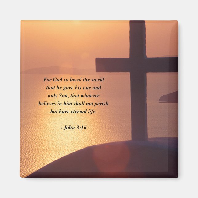 IMÁN JOHN 3:16 (Frente)