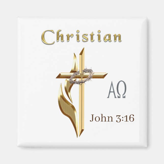 Imán JOhn 3:16 (Frente)