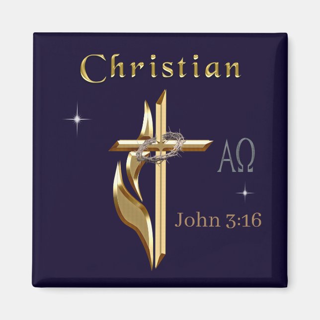 Imán JOhn 3:16 (Frente)