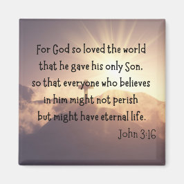 imán John 3:16 de 2"