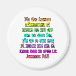 Imán John 3:16 Sueco