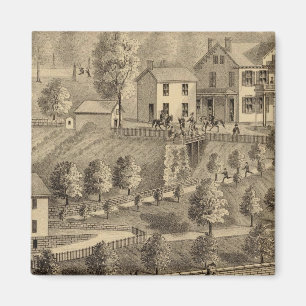 Imán John A Wood and Son, puerto de carbón y remolques