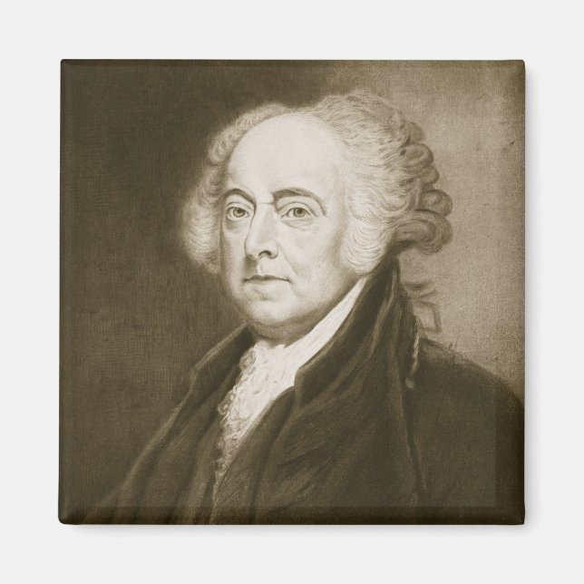Imán John Adams, segundo presidente de los Estados Unid (Frente)