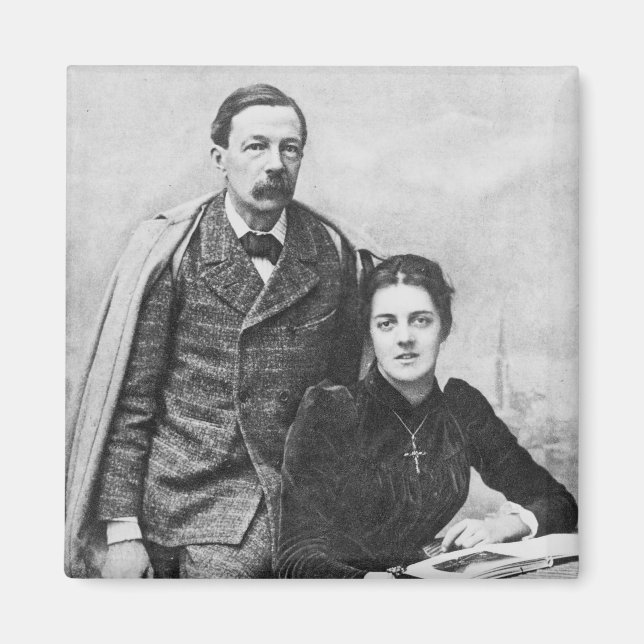 Imán John Addington Symonds y su hija, 1891 (Frente)