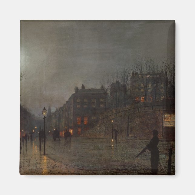 Imán John Atkinson Grimshaw | Volver a casa en Dusk, 18 (Frente)