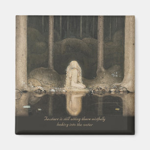 Imán John Bauer Tuvstarr por el tren forestal CC1038