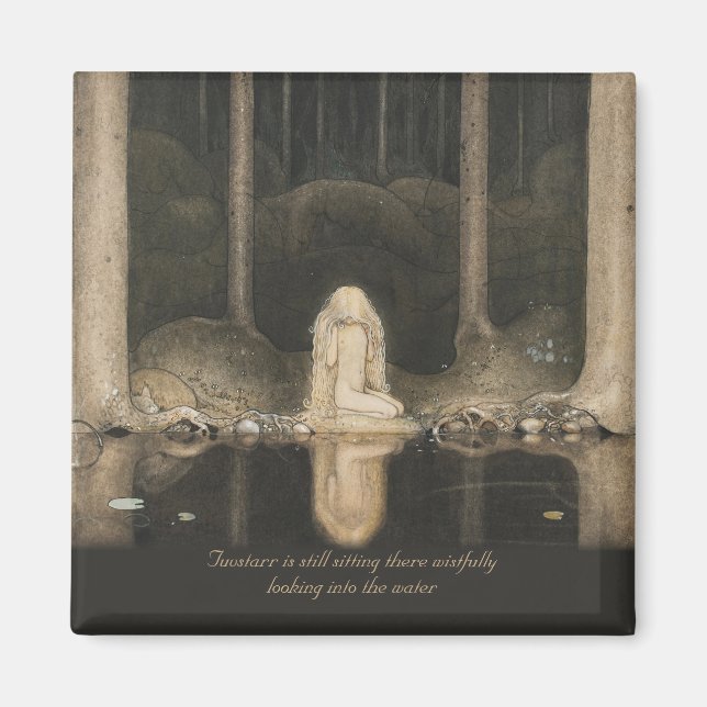 Imán John Bauer Tuvstarr por el tren forestal CC1038 (Frente)