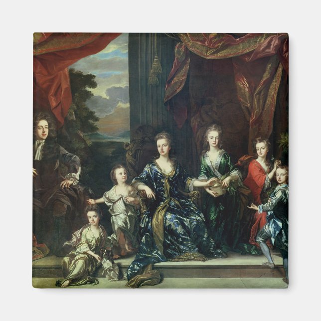 Imán John Churchill primer duque de Marlborough (Frente)