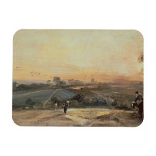 Imán John Constable   Amanecer otoñal
